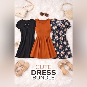 Small Dress Bundle (3) | Forever 21, Abercrombie, Garage | Cute Mini Dresses
